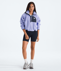 Womens Yumiori Off Peak Zip Jacket TNF Periwinkle GlowSummit Navy HERO2