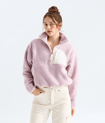 Womens Yumiori Off Peak Zip Jacket TNF METAL PINKWHITE DUNE Main