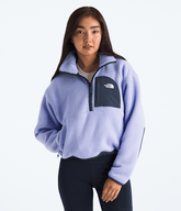 Womens Yumiori Off Peak Zip Jacket TNF Periwinkle GlowSummit Navy Main