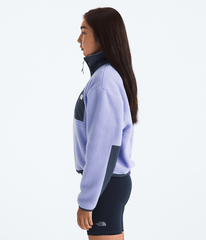 Womens Yumiori Off Peak Zip Jacket TNF Periwinkle GlowSummit Navy MODEL34