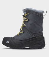 Youth Alpenglow V Waterproof Boots TNF Vanadis GreyMeld Grey HERO