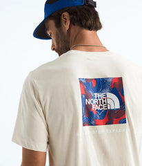 Men’s Red, White, & Blue Regular Short-Sleeve Tee