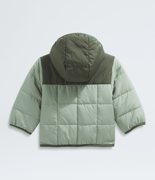 Baby Boys Reversible Shasta FullZip Hooded Jacket TNF Slate MossNew Taupe Green ALTBACK