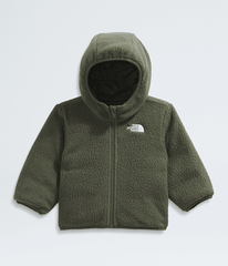 Baby Boys Reversible Shasta FullZip Hooded Jacket TNF Slate MossNew Taupe Green HEROREV