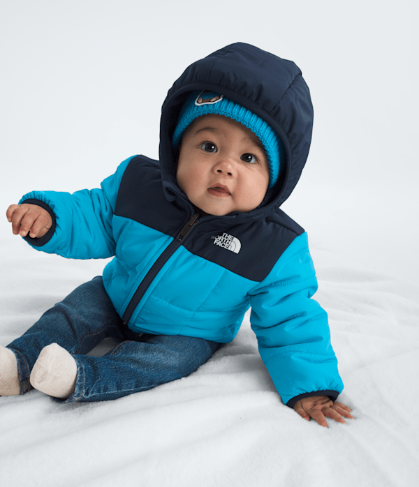 Baby Boys Reversible Shasta FullZip Hooded Jacket TNF Meridian BlueSummit Navy Main