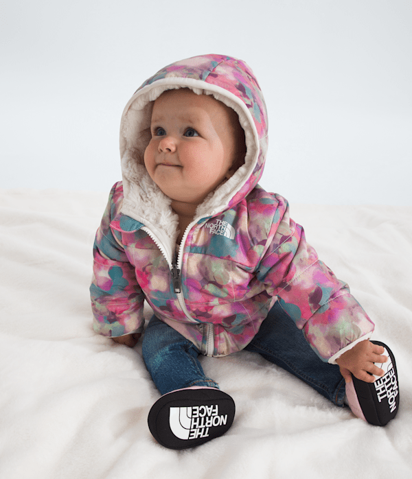 Baby Girls Reversible Shasta FullZip Hooded JacketPrint TNF Lite Lilac Lens Flare Print Main