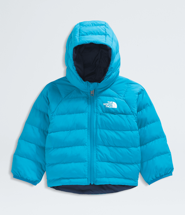 Baby Reversible Perrito Hooded Jacket TNF Meridian Blue ALTFRONT