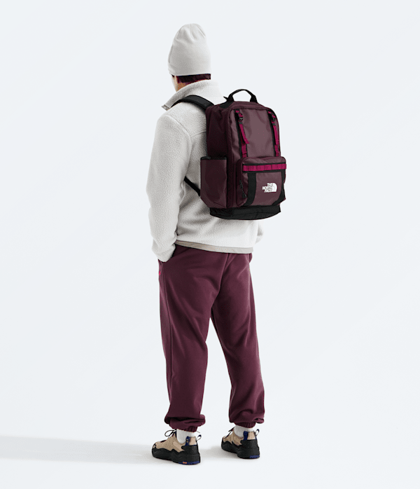 Base Camp Daypack  25L TNF Deep BurgundyTNF Black MODELBACK