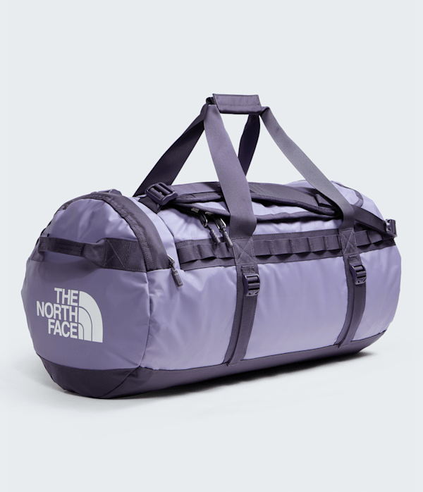 Base Camp DuffelM TNF Grounded PlumEndless Dusk FRONT34