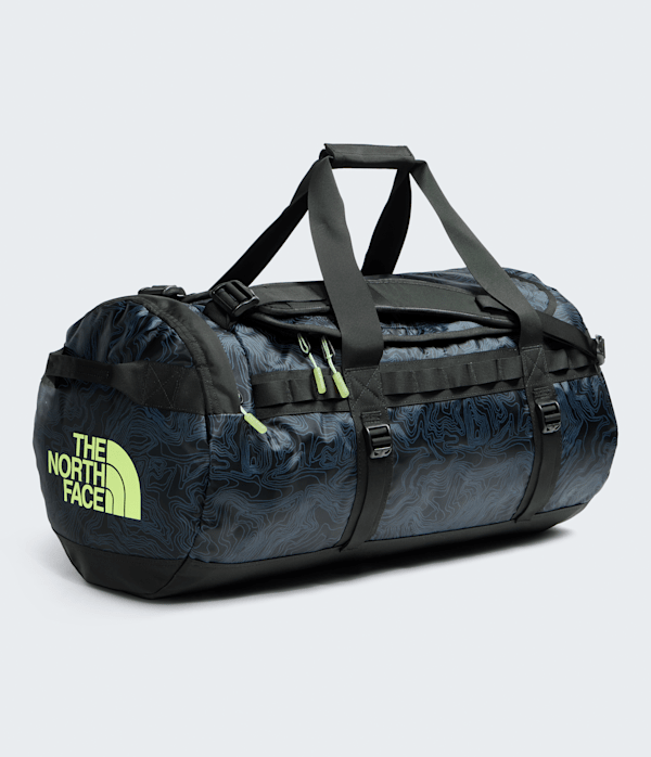 Base Camp DuffelM TNF TNF Black Glowing Topo Print FRONT34