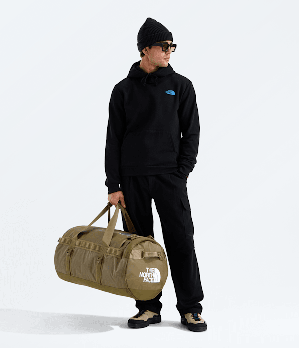 Base Camp DuffelM TNF Caraway Seed MODELBACK