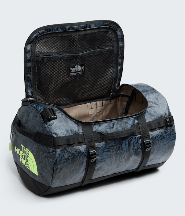 Base Camp DuffelS TNF TNF Black Glowing Topo Print INT