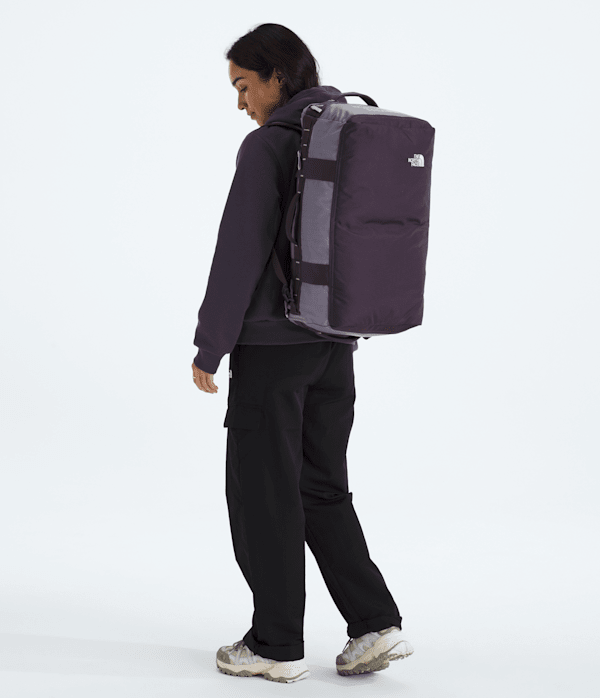 Base Camp Voyager Duffel42L TNF Transcendent GreyEndless Dusk MODELBACK