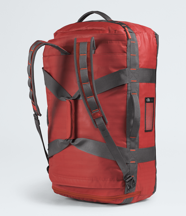 Base Camp Voyager Duffel62L TNF Iron ClayAnthracite GreyLava Red BACK