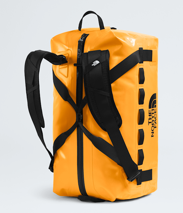 Base Camp Waterproof Duffel 50L TNF Summit GoldTNF Black BACK