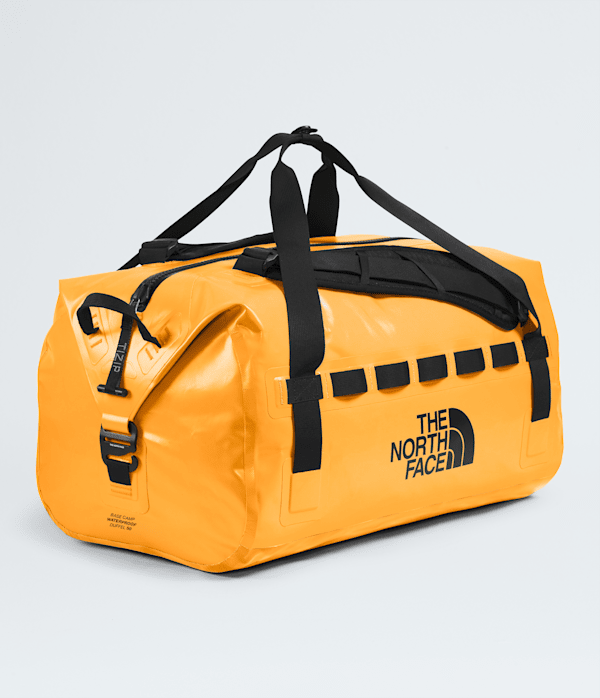 Base Camp Waterproof Duffel 50L TNF Summit GoldTNF Black FRONT34