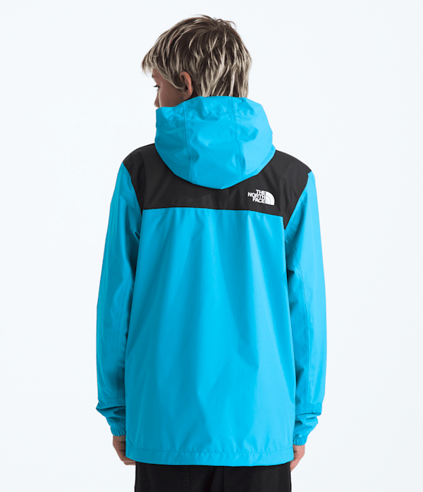 Boys Antora Rain Jacket TNF Meridian Blue BACK