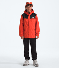 Boys Antora Rain Jacket TNF Lava Red HERO2