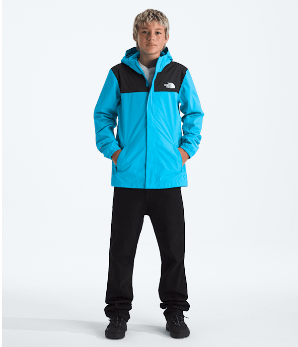 Boys Antora Rain Jacket TNF Meridian Blue HERO2
