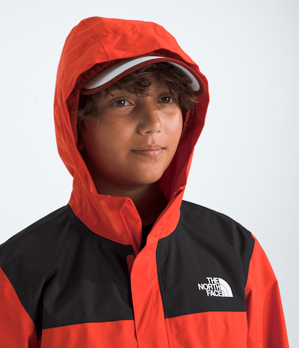 Boys Antora Rain Jacket TNF Lava Red MODELHOOD2