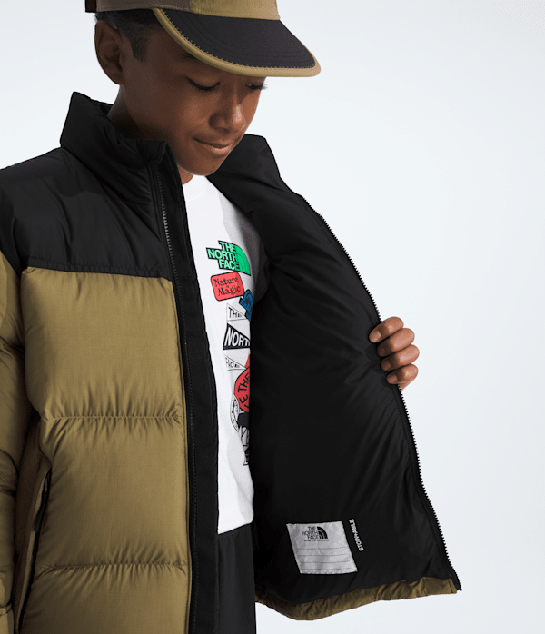 Boys  Girls 1996 Retro Nuptse Jacket TNF Cedar MODELINT