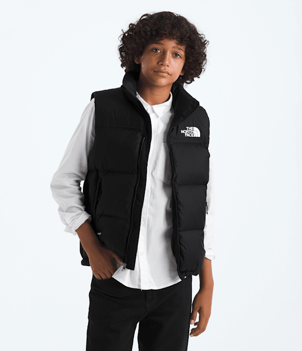 Boys  Girls 1996 Retro Nuptse Vest TNF HERO2