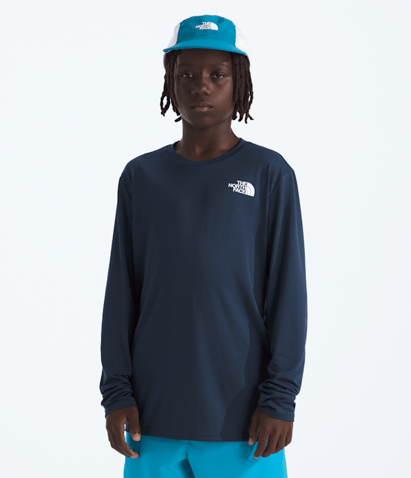 Boys  Girls 247 LongSleeve Tee TNF Summit Navy HERO2