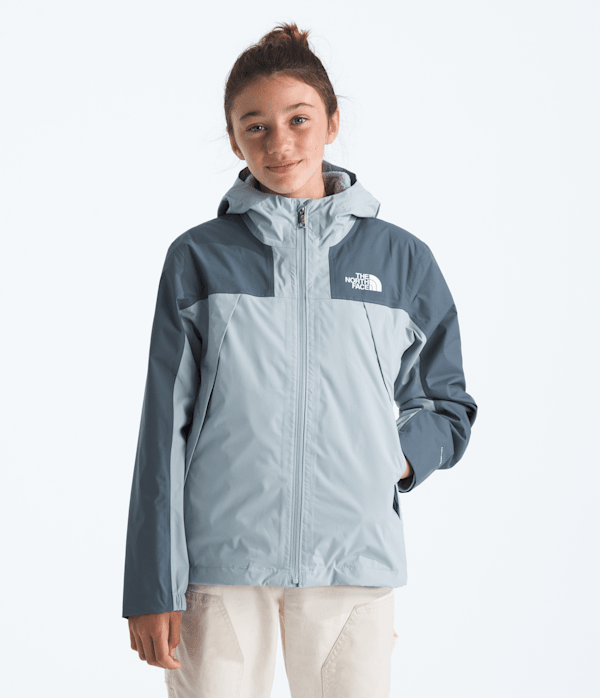 Boys  Girls Antora Triclimate TNF Frost GreyGranite Grey HERO3