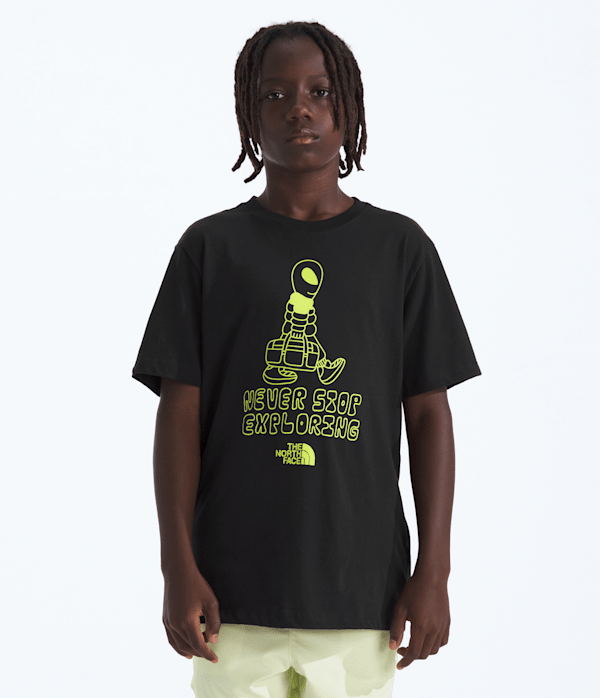 Boys  Girls Celestial Drift Regular ShortSleeve Tee TNF TNF Black HERO2