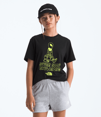 Boys  Girls Celestial Drift Regular ShortSleeve Tee TNF TNF Black HERO3
