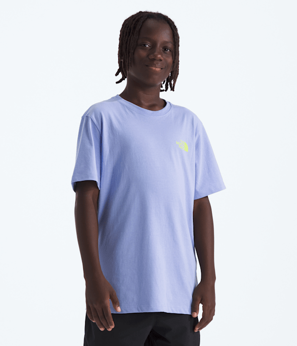 Boys  Girls Escape The City Regular ShortSleeve Tee TNF Periwinkle Glow HERO3