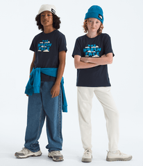 Boys  Girls Evolution Bubble Cloud ShortSleeve TeeGraphic TNF Main