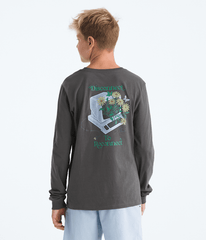 Boys  Girls Evolution Disconnect LongSleeve TeeGraphic TNF HERO2
