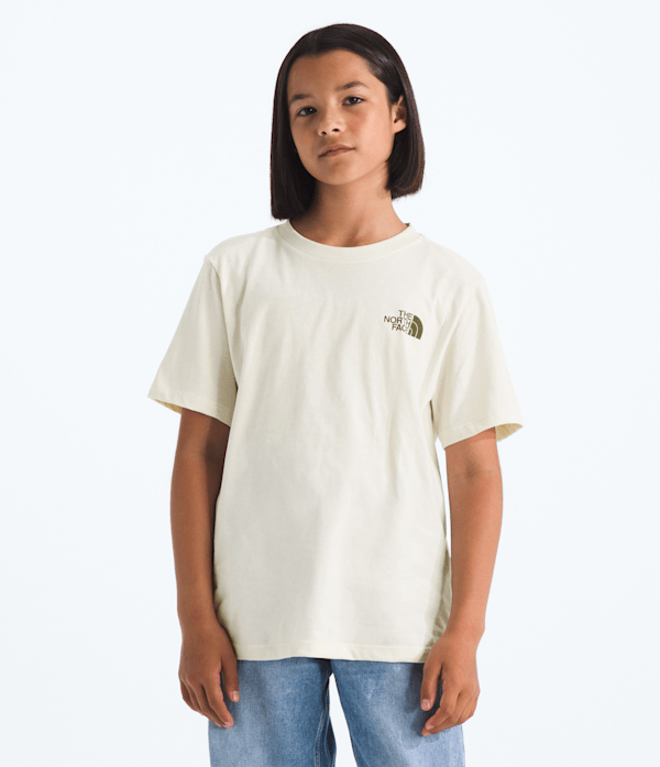 Boys  Girls Evolution Disconnect ShortSleeve TeeGraphic TNF BACK