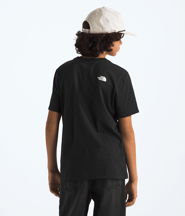 Boys  Girls Evolution Half Dome ShortSleeve Tee TNF BACK