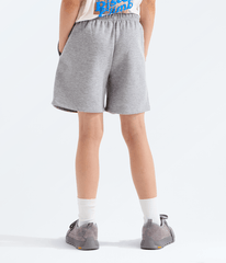 Boys  Girls Evolution Half Dome Shorts TNF TNF Pale Grey Heather BACK