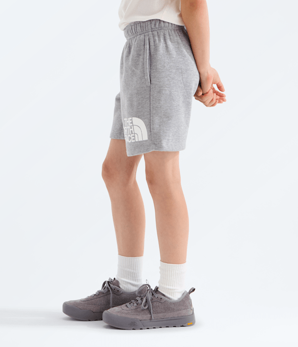 Boys  Girls Evolution Half Dome Shorts TNF TNF Pale Grey Heather MODEL34