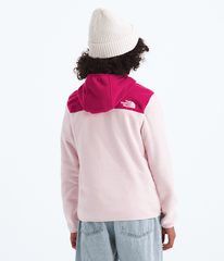 Boys  Girls Glacier FullZip Hoodie TNF Pale BlossomLali Guran BACK