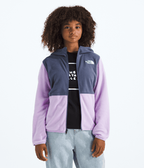 Boys  Girls Glacier FullZip Hoodie TNF Lite LilacTwilight Galaxy HERO2