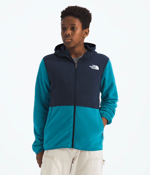 Boys  Girls Glacier FullZip Hoodie TNF Dusk BlueSummit Navy HERO2