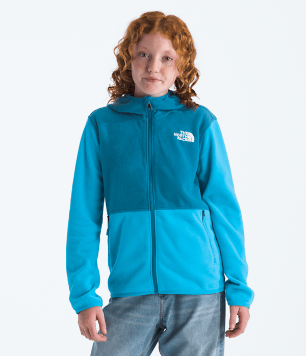 Boys  Girls Glacier FullZip Hoodie TNF Meridian BlueDusk Blue HERO2