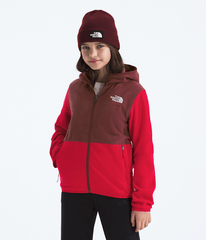 Boys  Girls Glacier FullZip Hoodie TNF TNF RedSumac HERO3