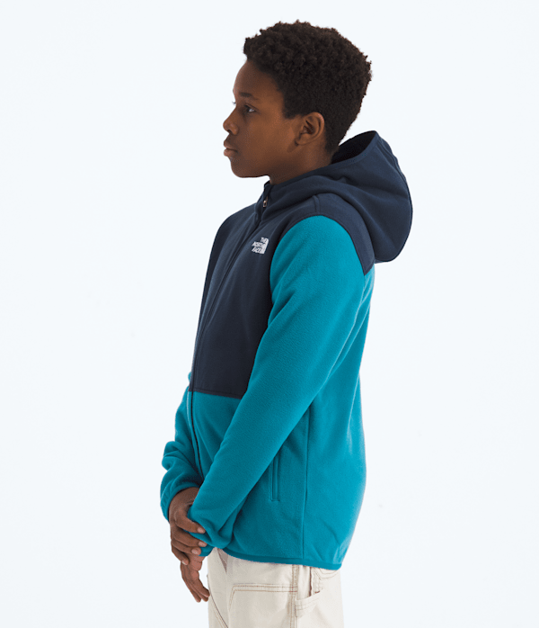 Boys  Girls Glacier FullZip Hoodie TNF Dusk BlueSummit Navy MODEL34