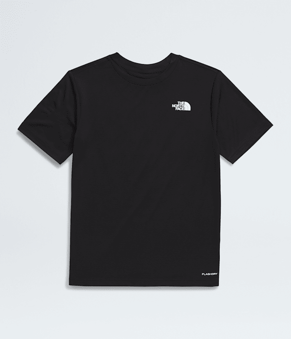 Boys  Girls New 247 ShortSleeve Tee TNF TNF Black ALTFRONT