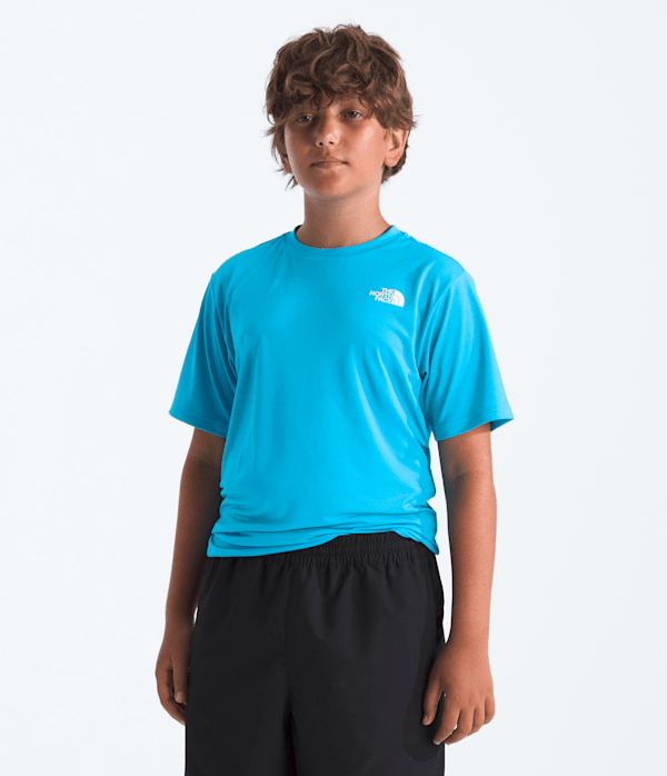 Boys  Girls New 247 ShortSleeve Tee TNF Meridian Blue HERO2