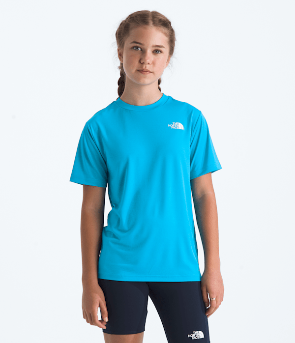 Boys  Girls New 247 ShortSleeve Tee TNF Meridian Blue HERO3
