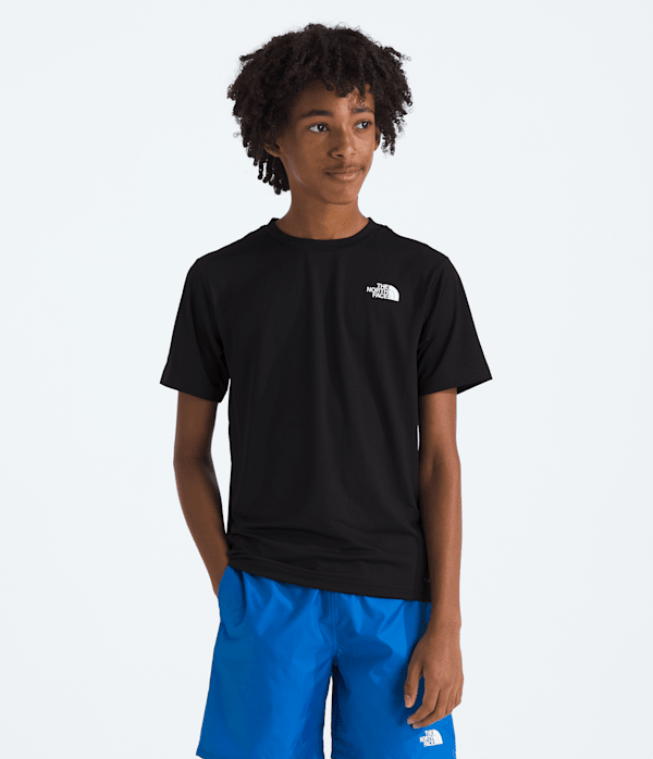Boys  Girls New 247 ShortSleeve Tee TNF TNF Black HERO3