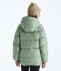 Boys  Girls North Down FleeceLined Short Parka TNF Slate Moss BACK