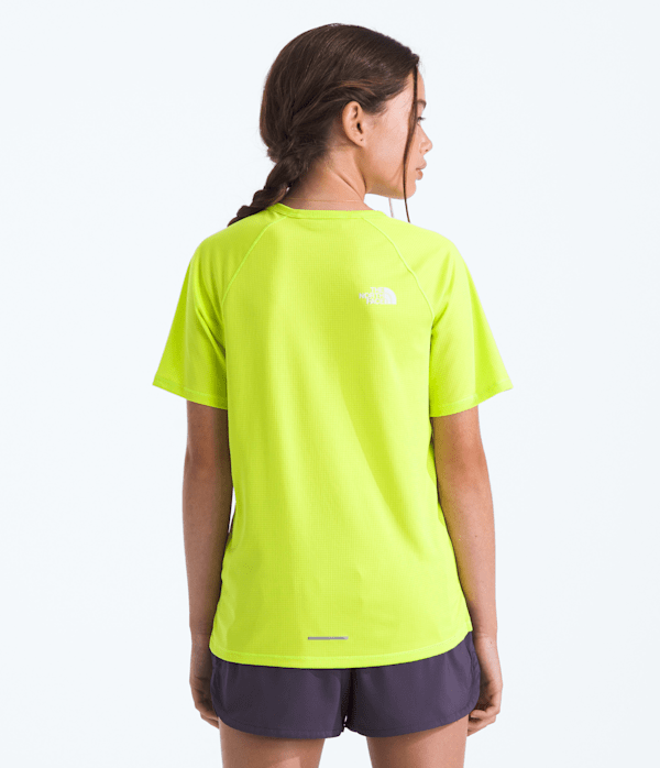 Boys  Girls Sunriser ShortSleeve Tee TNF Fizz Lime BACK