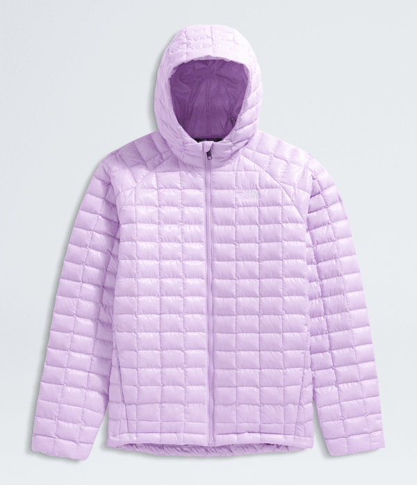 Boys  Girls THERMOBALL Hooded Jacket TNF Lite Lilac ALTFRONT